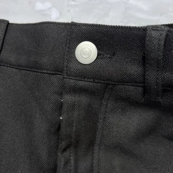 NEW Maison Margiela Black Techno Gabardine Trousers SIZE 30 x 31 Chino Pant NWOT